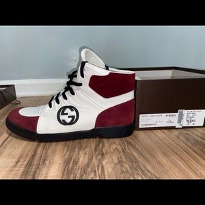 Gucci High Top Shoes size 13 BRAND NEW NEVER WORN!